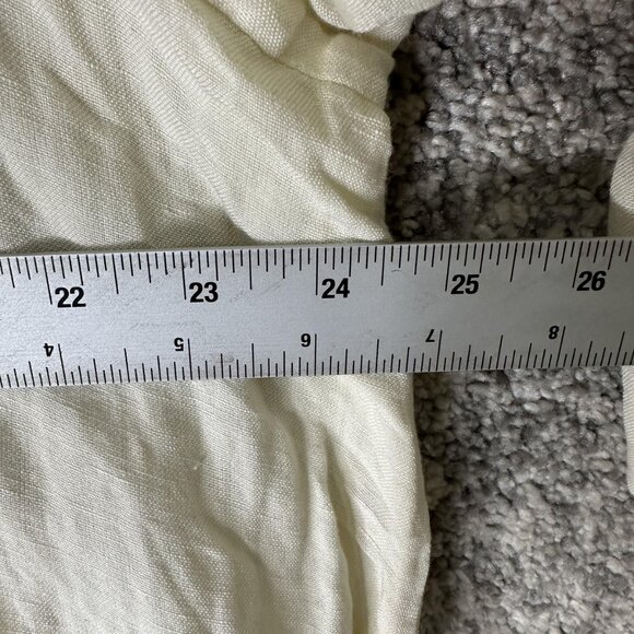 The Odells Dress Womens Large White Peasant Tunic 3/4 Sleeve Boho Flowy - Picture 3 of 5